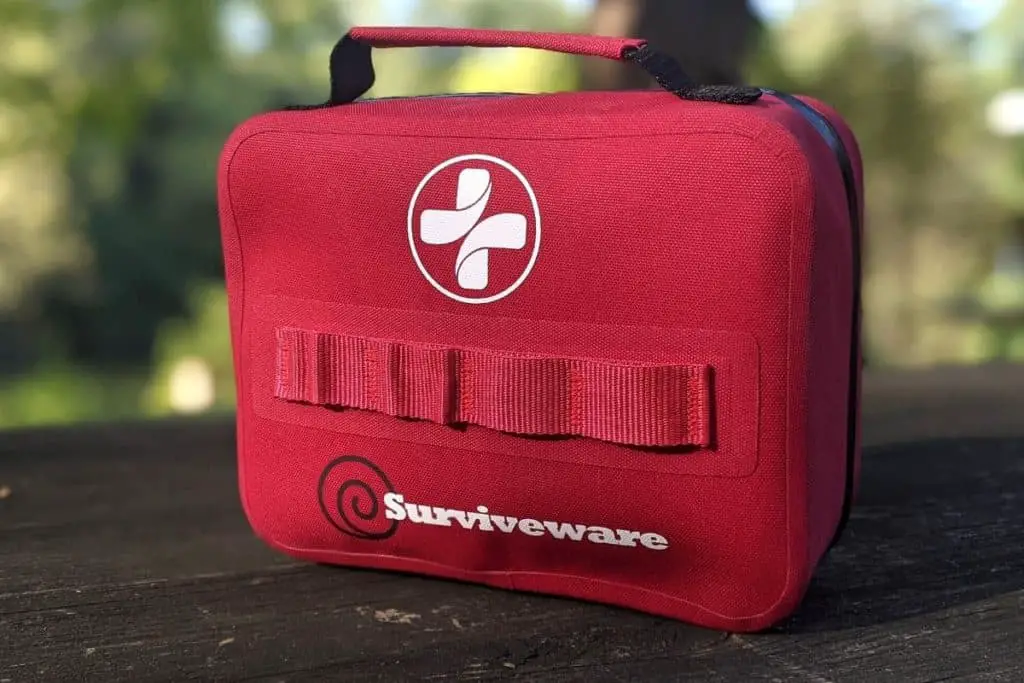 First Aid Kit for Anglers Review of the Surviveware Large Waterproof Kit The Bass Fishing Life